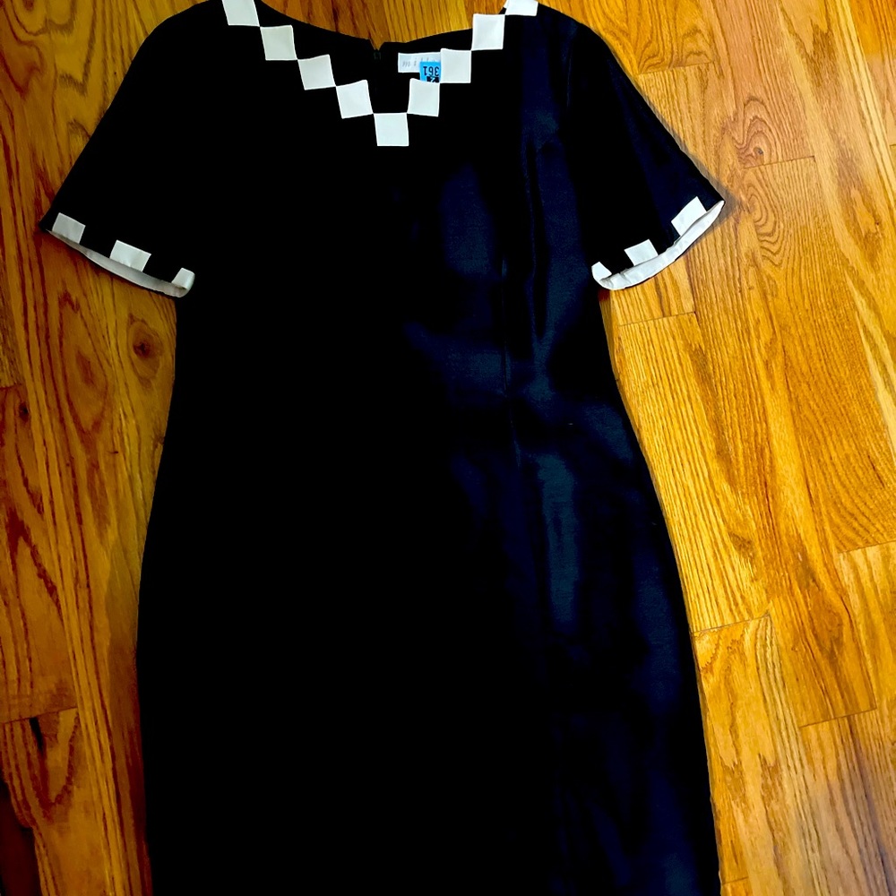 Silk black dress